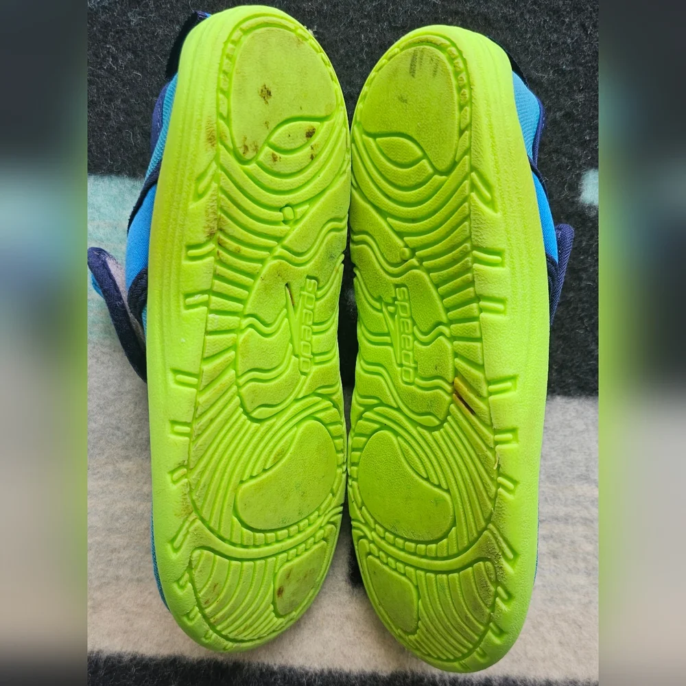 Speedo Kids Solid Shore Explorer Water Shoes - Blue, Size XL (11-12)